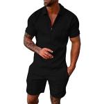 Casual Zwarte Satijnen Pyjamabroeken  voor de Zomer  in maat XXL 2 stuks voor Heren 