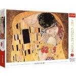Trefl, Puzzel - De Kus - Gustav Klimt - 1000 Elementen, Kunstcollectie, Topkwaliteit, Voor Volwassenen En Kinderen Vanaf 12 Jaar,1000 teile