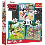 Duckstad Mickey Mouse Legpuzzels 3 - 5 jaar met motief van Muis voor Kinderen 