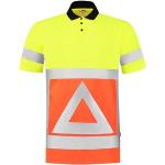 Tricorp 203011 Safety verkeersregelaar poloshirt, 50% polyester/50% polyester, CoolDry, 180 g/m², fluor oranje-geel, maat XXL