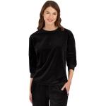 Zwarte Velours Trigema Sweatshirts Ronde hals  in maat 3XL in de Sale voor Dames 