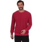 Rode Velours Trigema Sweatshirts Ronde hals  in maat 3XL voor Heren 