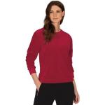 Rode Velours Trigema Sweatshirts Ronde hals  in maat 3XL voor Dames 