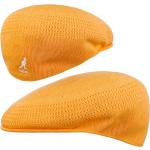 Gele Kangol Geperforeerde Flatcaps  voor de Zomer  in maat S voor Dames 