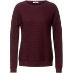 Vila Kraagloze sweater rood casual uitstraling Mode Sweaters Kraagloze sweaters 