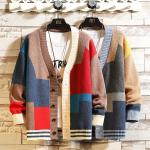 Casual Kaki Polyester Oversized truien  in maat 3XL voor Heren 