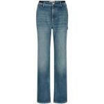 Flared Blauwe Veren Worker jeans  in maat XS  lengte L34  breedte W30 voor Dames 