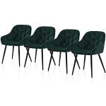 Kantoor Groene Fluwelen Gestoffeerde Gewatteerde Design stoelen 