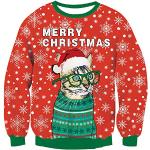 All over print Gebreide truien  voor een Kerstmis  in maat XL voor Heren 