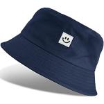 Marine-blauwe Bucket hats  voor de Zomer  in Onesize Sustainable voor Dames 