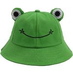 Groene Bucket hats  voor de Zomer  in maat S met motief van Kikker Sustainable voor Dames 