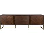 Tv-meubel visgraat acacia hout 180x45x60cm Dutchbone Class