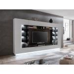 Moderne Witte Glazen Vente-unique TV Wandmeubels gelakte Sustainable 