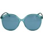 Vintage Blauwe Gucci Ronde zonnebrillen  in Onesize voor Dames 