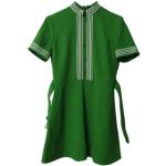 Vintage Groene Wollen Gucci Jurken met korte mouwen  in maat S met Korte mouwen in de Sale voor Dames 
