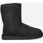 UGG® Classic Short voor heren | Laarzen van warme sheepskin op UGG®.com/eu/nl/nl in Black, Maat 40, Leder