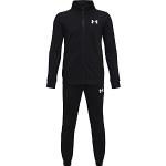 Under Armour Knit Track Suit comfortabel joggingpak voor jongens, veelzijdig trainingspak, zwart/wit, 60 EU