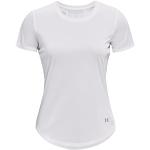 Witte Under Armour Speed Stride Ademende T-shirts  in maat M voor Dames 