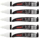 Witte Uni-ball Pencil Mitsubishi Krijtmarkers 5 stuks Sustainable 