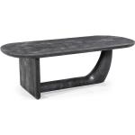 Unieke salontafel zwart mangohout 110x53cm By-Boo Donn