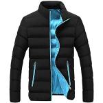 Blauwe Tweed Ademende waterdichte Gewatteerde Waterdichte winterjassen  in maat 3XL voor Heren 