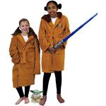Unisex Kids Star Wars Fleece Hooded Jedi & Chewbacca badjas, Jedi, 7-8 Jaren