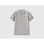 Grijze United Colors of Benetton Kinder polo T-shirts  in maat 146 voor Jongens 