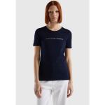 Blauwe United Colors of Benetton T-shirts met opdruk  in maat XL in de Sale voor Dames 