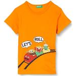 Oranje United Colors of Benetton Kinder T-shirts voor Meisjes 