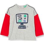 Lichtgrijze United Colors of Benetton Kinder T-shirts voor Jongens 