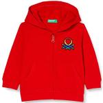 Rode United Colors of Benetton Kinder hoodies  in maat 62 voor Jongens 