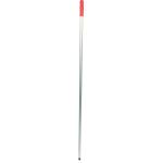 Universeel bruikbare Bezem/vloertrekker/mop steel aluminium - wit/rood - 145 cm