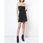 Zwarte Unravel Mini jurken Strapless halslijn  in maat L Mini in de Sale voor Dames 
