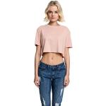 Casual Roze Jersey Urban Classics Oversized shirts Ronde hals  in Grote Maten voor Dames 