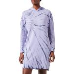 Urban Lavendel Jersey Urban Classics Tie Dye Mini jurken  in maat M Mini voor Dames 
