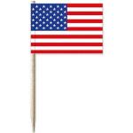 USA vlaggen prikkertjes 50x