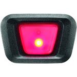 uvex plug-in LED XB048 licht - geschikt voor de modellen uvex finale & uvex true - vast of knipperlicht - black-red - one size