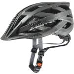 uvex i-vo cc - lichte allround-helm voor dames en heren - individueel passysteem - uitbreidbaar met led-licht - black-smoke matt - 56-60 cm