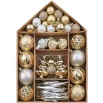 Zilveren Kartonnen Kerstballen met motief van Ornament 