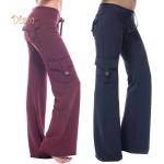 Grijze Polyester Stretch Ademende Yoga pants  in maat 3XL voor Dames 
