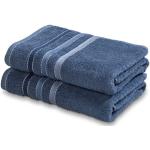 Donkerblauwe Vandyck Prestige Handdoeken sets  in 60x110 2 stuks in de Sale 