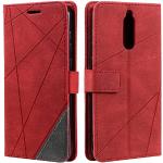 Rode Synthetische Huawei Mate 10 hoesjes type: Flip Case Sustainable 