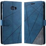 Blauwe Synthetische Samsung Galaxy J4 Hoesjes 2018 type: Flip Case Sustainable 