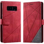 Rode Synthetische Samsung Galaxy Note 8 Hoesjes type: Flip Case Sustainable 