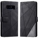 Zwarte Synthetische Samsung Galaxy Note 8 Hoesjes type: Flip Case Sustainable 