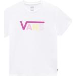 Vans Vliegende V Crew T-shirt voor meisjes, Kleur: wit, 10-12 Jaren