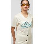 Witte Baseball shirts  in maat L 