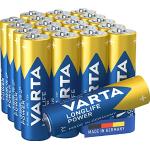 Varta Longlife Power AA Mignon LR6 Batterij (verpakking met 20 stuks) Alkaline Batterijideaal voor speelgoed zaklamp controller en andere apparaten op batterijen, 20 stuks, blauw