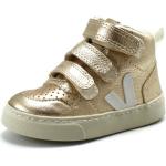 Gouden Antislip Veja V-10 Klittenband sneakers  in 24 met Klittenbandsluitingen voor Meisjes 