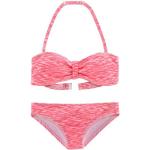 Rode Polyamide VENICE BEACH Bandeau kinder bikini's  in maat 146 voor Meisjes 